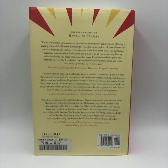 Russia in Flames Book War Revolution Civil War 1914 to 1921 Laura Engelstein - Picture 4 of 14